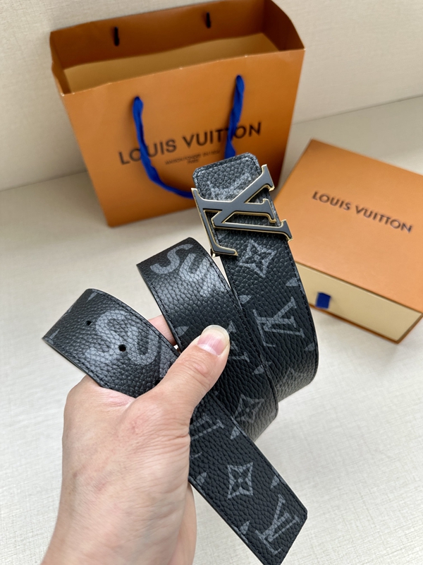 激安ルイヴィトンベルト素材ディテール